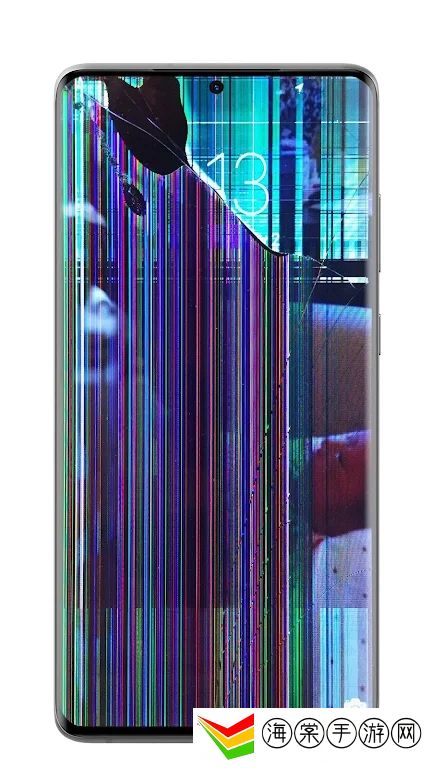 碎屏恶作剧壁纸