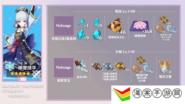原神神里绫华圣遗物怎么选