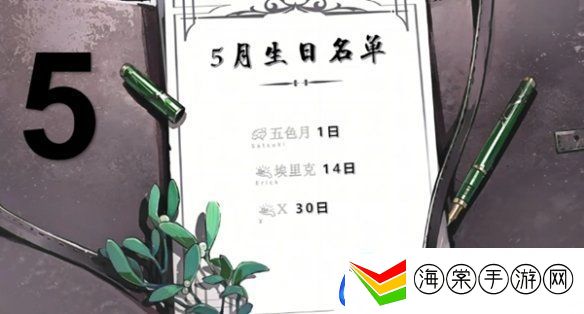 重返未来1999角色生日