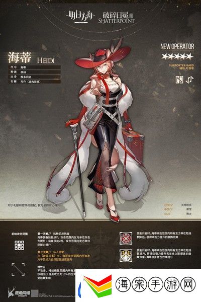 明日方舟海蒂怎么样