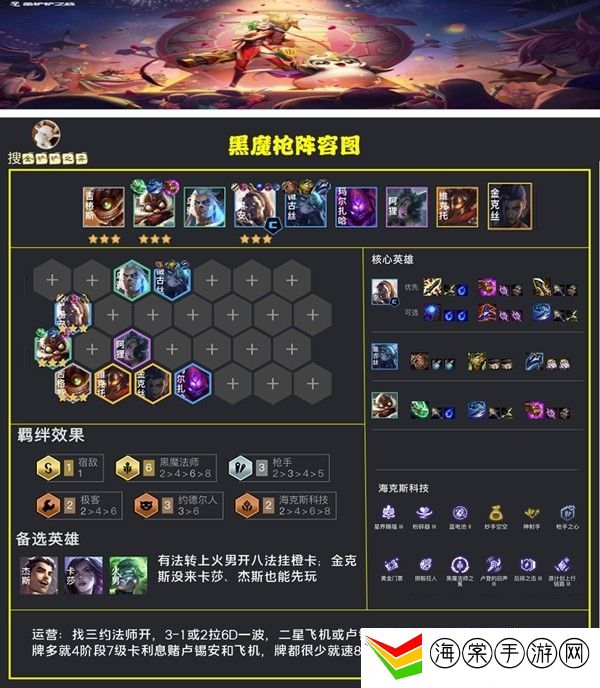 金铲铲之战s6.5黑魔枪阵容-稀有宝藏位置全攻略