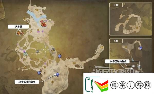 怪物猎人荒野钓鱼点位置及可钓鱼类一览