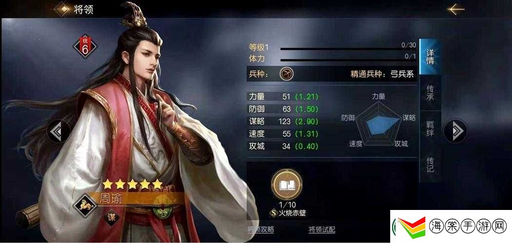 周瑜在征服与霸业中表现如何