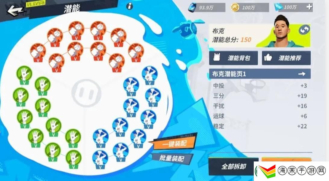 全明星街球派对布克潜能怎么搭配
