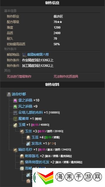 最终幻想14迷你纱都获得方法攻略