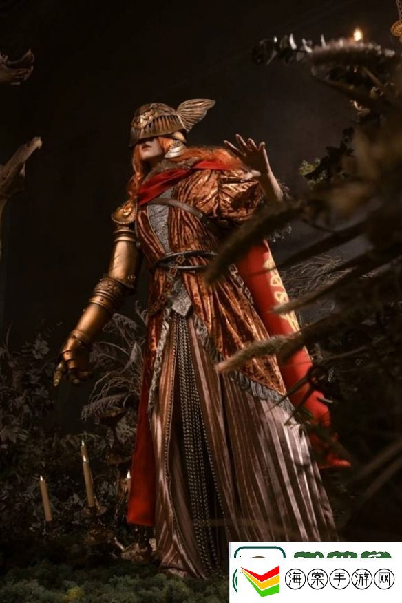 毛妹COS老头环“女武神”玛莲妮亚