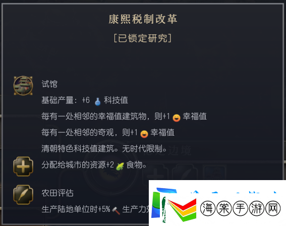 文明7清朝特性介绍